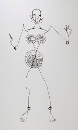 Alexander Calder. “Josephine Baker (III).” c. 1927. Steel wire. The Museum of Modern Art, New York. Gift of the artist. © 2021 Calder Foundation, New York / Artists Rights Society (ARS), New York