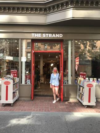 Nancy Bass Wyden in front of The Strand’s Upper West Side location, which opened on July 15. Photo: Lindsey Novakovic