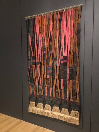Olga de Amaral, “Wall Hanging 1,” c. 1969. Museum of Arts and Design, New York; gift of the Dreyfus Foundation, through the American Craft Council, 1989. Photo: Val Castronovo