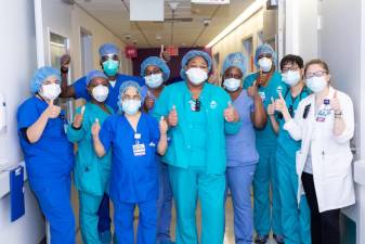 Mount Sinai Morningside ICU staff.