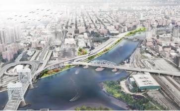 <b>Under a new Greenway, bicyclists in the future would be able to drive up the Harlem River Greenway all the way to Van Cortlandt Park in the Bronx</b>. Photo: Dept. of Transportation