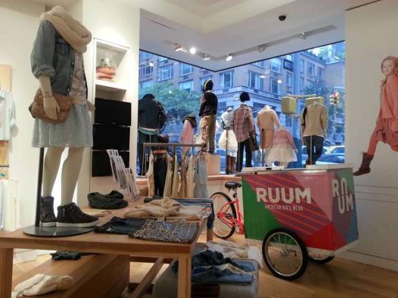 Inside the Madison Avenue outpost of RUUM children's store