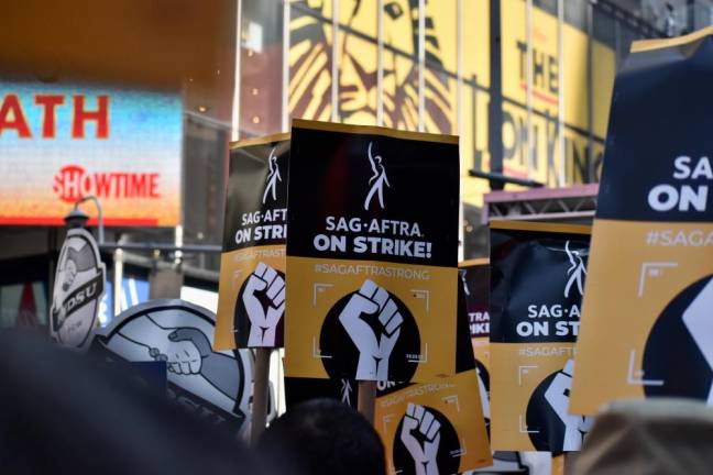 New York City witnessed robust and unwavering support for the ongoing SAG-AFTRA actors strike this week