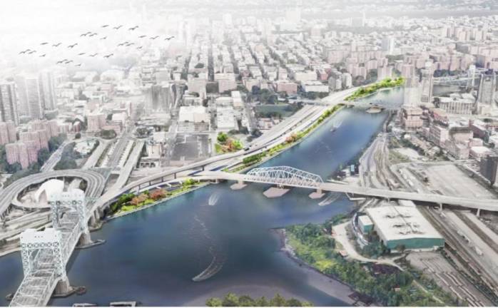 <b>Under a new Greenway, bicyclists in the future would be able to drive up the Harlem River Greenway all the way to Van Cortlandt Park in the Bronx</b>. Photo: Dept. of Transportation