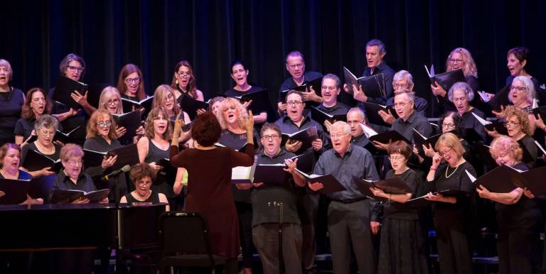 The Broadway at 92Y Chorus's spring concert in June 2017. Photo: Jennifer Taylor