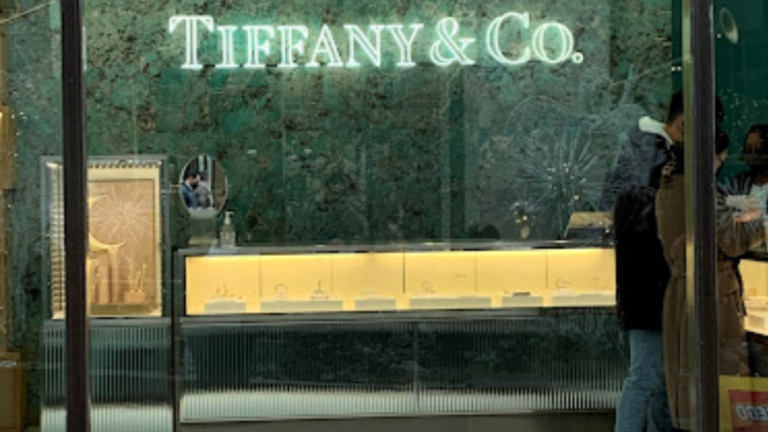 The Tiffany’s on Fifth Ave. was targeted by a jewelry thief in early March. Now, a man wanted by Interpol in connection with a slew of heists has been arrested and charged with the robbery.
