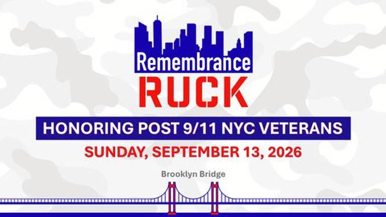The first city sponsored Remembrance Ruck, which honors the military, will be held on September 13. Registration is now open.