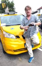 John McDonagh, host of the popular weekly show Radio Free Eireann on WBAI 99.5 FM each Sunday NS lifelong cab driver achieved a flurry of international fame last year when flew to Dublin to collect on a promise of two free pints of Guinness from an Irish customer who years earlier did not have enough cash to pay his cab fare but promised him the two pints the next time he was in Dublin.. Photo: Courtesy John McDonaugh