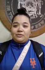 74th A.D. Republican candidate Veronica Gonzalez at thee Board of Elections, April 2026.
