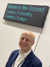Andy Byford, the Amtrak executive charged with overseeing the Penn Station rebuild, has installed a countdown clock in his office to remind when shovels are expected to be in the ground. The target date is Dec. 2027.