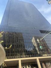 The building at One Penn Plaza, which is the tallest in the Penn Plaza complex adjoining Penn Station and Madison Square Garden, was the scene of a death on Feb. 24 around 3 p.m. when a 26-year-old man fell to his death.