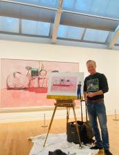 Steve Galcynski was picked for the Copyist Program at the Metropolitan Museum of Art which enabled him to copy some of the reknowned artists inside the musuem. Photo: Courtesy of Steve Galiczynski