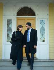 Mayor Zohran Mamdani and wife Rama Duwajo on Jan. 12th, the day they moved from their one-bedroom apartment in Astoria into the mayor’s residence at Gracie Mansion on the Upper East Side.