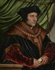 Hans Holbein the Younger (1497/98 - 1543). “Sir Thomas More,” 1527. Oil on panel29 1/2 x 23 3/4 in. (74.9 x 60.3 cm). The Frick Collection, New York, 1912.1.77. Photo: Michael Bodycomb