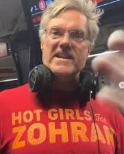 In a video that went viral, a woman said a Chelsea man wearing a “Hot Girls for Zohran” T-shirt began spewing anti-Jewish speech at her and another woman. The man admits he got into an argument with the two women, but says he’s the victim of a smear campaign that has upended his life.
