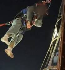 It was a difficult rescue for firefighters who had to hoist the injured teen from the bottom of a narrow 50 ft maintenance shaft on the Queensboro Bridge where he had fallen while filming a stunt with “urban explorer” companions.