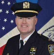 William Gallagher, a 24 year NYPD veteran, was promoted from deputy inspector to inspector in Feburary. Photo: NYPD