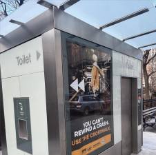 Mayor Zohran Mamdani has announced that $4 million would go towards expanding NYC’s public restroom system, which is supposed to all but double by 2035. Above is a public bathroom already installed in Madison Square Park.