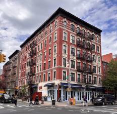 This building at 441 E. 12th St. in the East Village is one of four owned by LLCs tied to David Jacobson and the late Michael Ricatto.