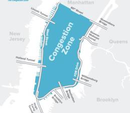 The congestion pricing zone is set, but not the price motorists will have to pay to enter anywhere in Manhattan below 60th Street starting next spring. An MTA committee is mulling prices and exemptions prior to the new toll going into effect. Photo: Community Board 8