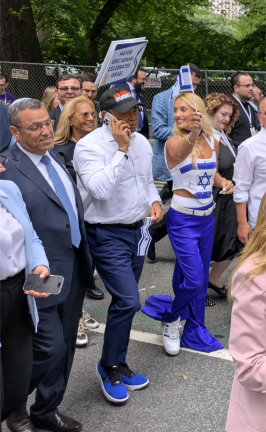 Mayor Adams takes a call.