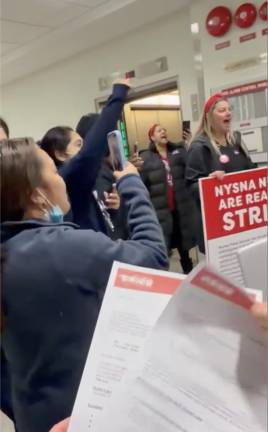 The New York State Nurses Association said that up to 20,000 nurses across the metro area could go out on strike if no new contract is reached.