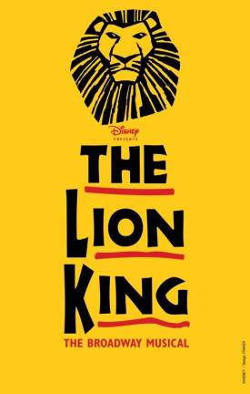 The show art for The Lion King, designed by Frank Verlizzo, who signs his work &quot;Fraver.&quot;
