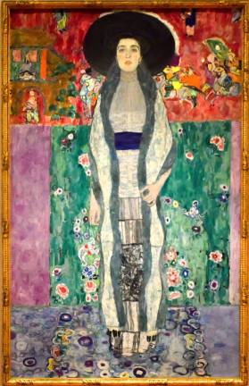 &quot;Adele Bloch-Bauer II&quot; is reunited with Klimt's earlier portrait of her for the first time in a decade. She was the only woman he painted twice. Photo by Adel Gorgy