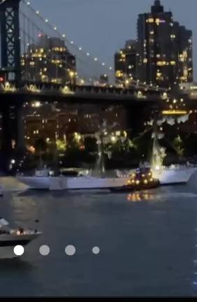 A Mexican Navy Tall Ship collided with the Brooklyn Bridge around 8:30pm on May 17. Two were killed and at least 19 injured, including two listed in critical condition.