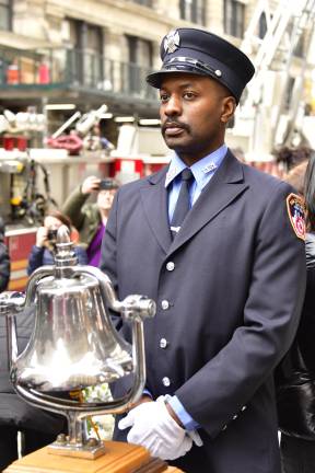 FDNY and the tolling of the bell at the Triangle Shirtwaist Memorial.