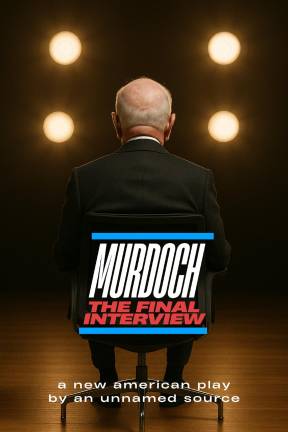 <b>For over 90 minutes, c</b>ontroversial media magnate “<b>Rupert Murdoch” faces the cameras, a live audience, and a mysterious interviewer as he attempts to secure his legacy.</b>