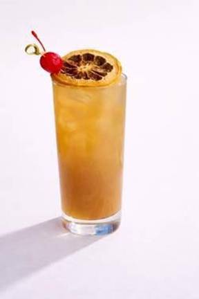 Wild Cherry Fizz, a blend of Pepsi Wild Cherry or Pepsi Zero Sugar Wild Cherry, vodka, and zesty lemonade .