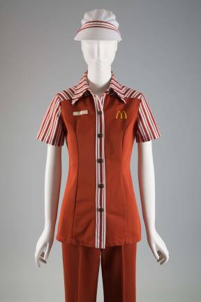 Stan Herman, McDonald’s uniform, 1976, polyester, USA, gift of Stan Herman.