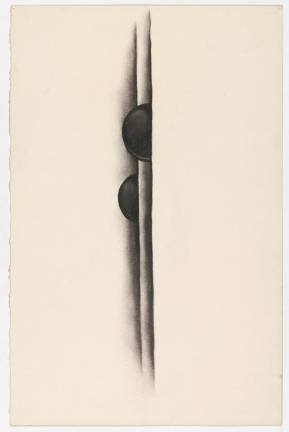Special No. 39;Georgia O’Keeffe;1919, Charcoal on paper; Gift of The Georgia O’Keeffe Foundation; © 2022 Georgia O’Keeffe Museum Artists Rights Society (ARS), New York. Photo: John Wronn