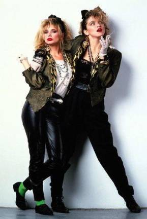 Poster of Rosanna Arquette and Madonna.