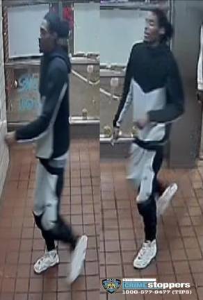 Wanted for hate crime robbery, Jan. 8, 2026.