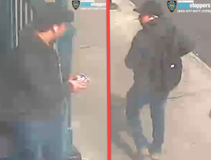 Suspect wanted for forcible touching, April 25, 2025.