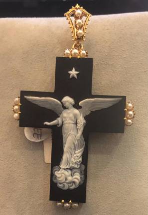 Cross from the collection of Dana Kiyomura, a jewelry dealer specializing in antique pieces and owner of Keyamour.