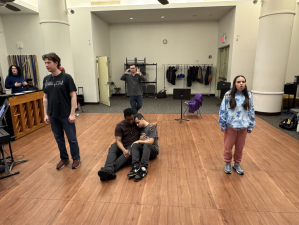 The Epic Players cast of RENT, set in the East Village during the AIDS epidemic, during rehearsals before starting live performances on June 4. The show opens June 4 and runs until June 20 at the A.R.T/New York Theaters at 502 W. 53rd St.
