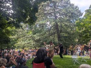Juneteenth Seneca Village celebration in Central Park on June 19.