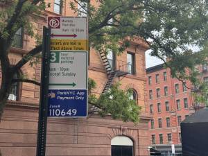 Free parking under the old alternate-side-of-the-street-parking rules have been replaced on some UWS streets between West 73rd and West 86th streets by a new phone-based app system that charges a fee and limits parking to three hours a day. City Council Member Gale Brewer said she is outraged by the new system as locals flood her office with complaints.