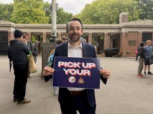 Assemblymember Keith Powers after a recent SCOOP Act event at Tompkins Square Park.