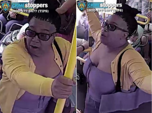 Wanted for assaulting senior woman on M15 bus, Sept. 23, 2025.