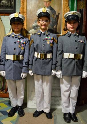 Kids at the Armory in the Greys’ uniforms. Photo: Abigail Gruskin
