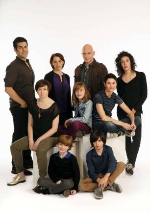 The cast of Fun Home. Photo: Joan Marcus