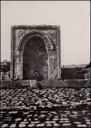 A fountain built by S&#xfc;leyman the Magnificent in 1536&#x2013;37 photographed by Auguste Salzmann in 1853. Photo: Adel Gorgy