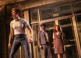 Jon Bernthal and Ebon Moss Bachrach star in the stage version of the play “Dog Day Afternoon” based on a real life bankruptcy in Brooklyn in the 1970s that captured the nation.