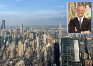 The median rent for Manhattanites increased again in the month of May to $5,125, setting a new market record, according to a Real Estate report and statement by Corcoran Group COO Gary Malin (inset).