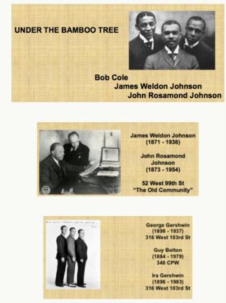 Musicians who lived in the Bloomingdale neighborhood. Photo courtesy of Bloomingdale Neighborhood History Group