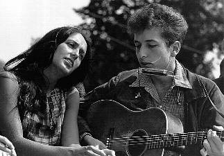 By the time Bob Dylan joined Joan Baez for the famous civil rights march on Washington D.C. in August 1963, he was already seen as a rising star on the folk scene in Greenwich Village.